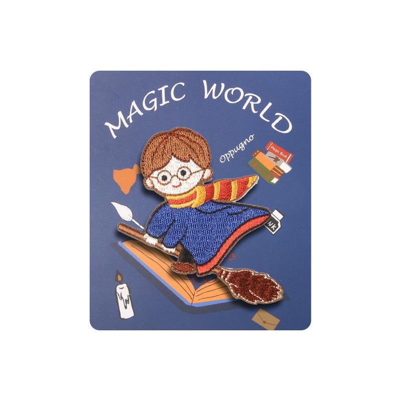 Self-Adhesive Cloth Sticker Pattern Sticker Clothes Sticker Down Jacket Hole Repair Repair Seam-Free Seamless Embroidery Patch Sticker