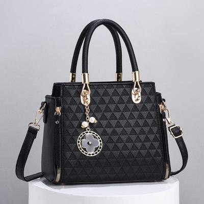 Modieuze Dames Tote met Reliëf 2025: Casual Crossbody Handtas met Grote Capaciteit