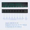 POWER Guitar Pedal Power Supply 8 Isolated DC Output/Strong Compatibilit/Noise-Reducing Power Supply