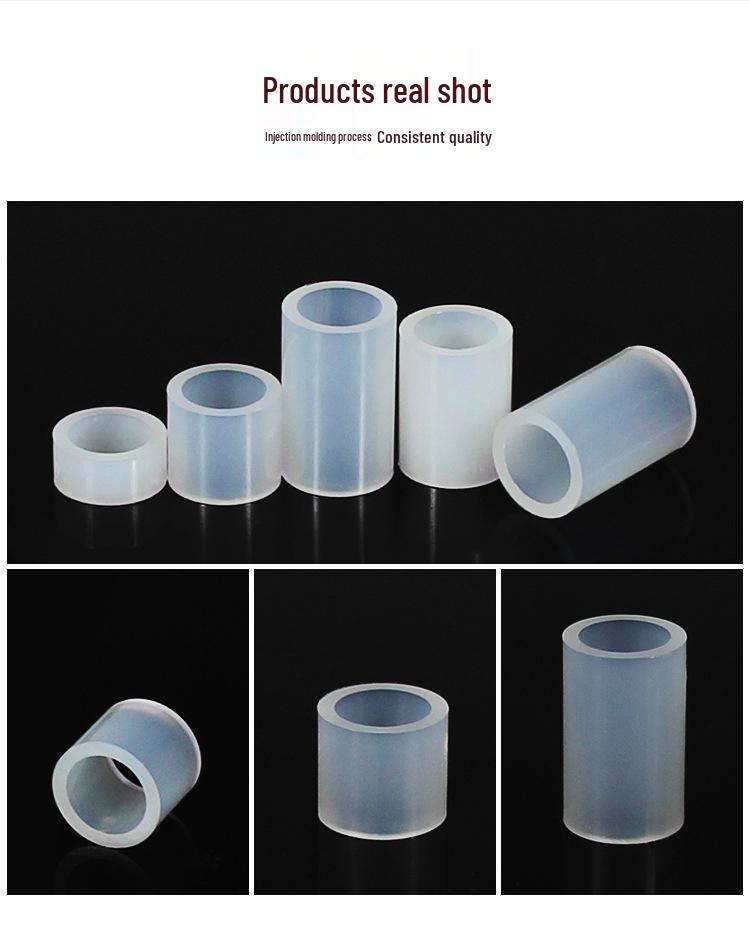 Nylon Insulating Spacer M4M5 Round Riser for LED Lamps and PCB Support