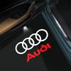 For Audi S S3 2PCS Led Car Door logo Welcome Light For Audi A4 B5 B6 B7 B8 B9 A1 A3 8V 8P 8L A6 C7 A5 A7 A8 Q3 Q5 Q7 TT S3 S6 Sline Quattro