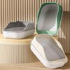 Fully Semi-Enclosed Oversized Cat Litter Box, Sand-Proof, Suitable for Small and Medium Cats