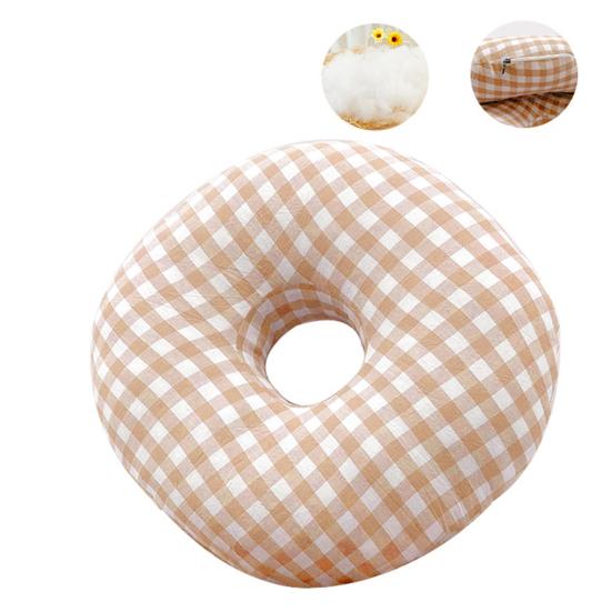 Regulowana poduszka do przekłuwania uszu dla podkładów bocznych 30x30cm poduszka w kształcie pączka do łagodzenia bólu ucha redukcja ciśnienia