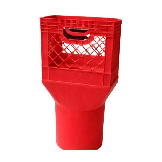 

Square Cup Holder Expander for Car Milk Crate Cup Holder Anti-Slip красный