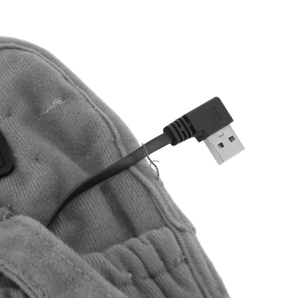 Gray Heated Back Wrap 3 Temperature Settings Waist Heating Pad  Menstrual Pain