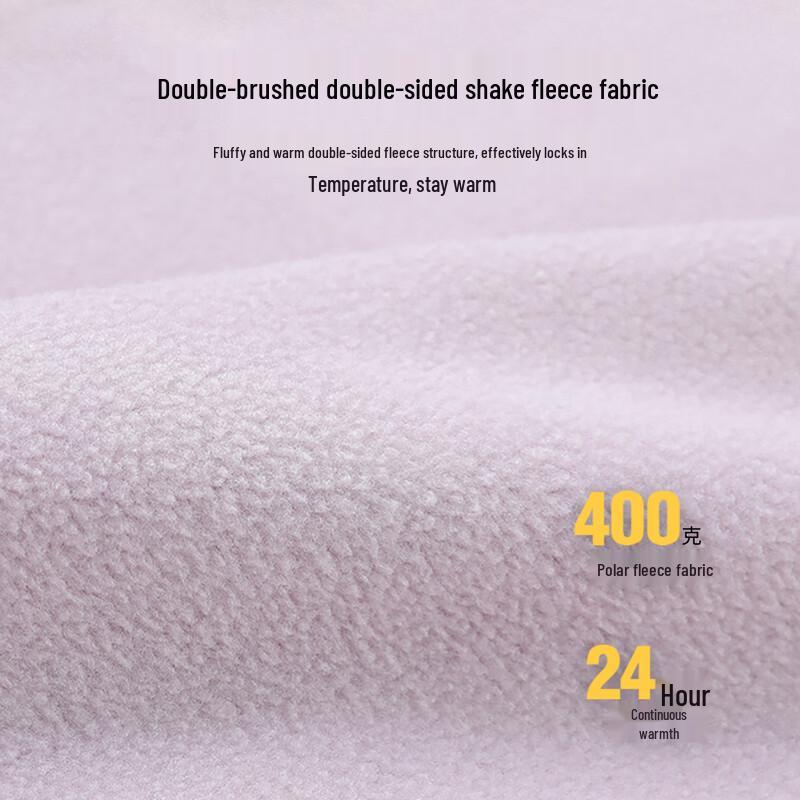 Women's 400g Thickened Stand-Up Collar Fleece Jacket