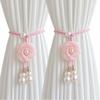 2Pcs Minimalist Floral Curtain Tiebacks Modern Curtain Holdbacks  Hanging Ornament