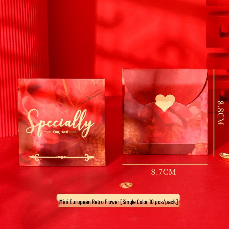 

2024 год Дракона Китайские свадебные красные конверты: Счастливые мини-конверты на Праздник Весны Bag