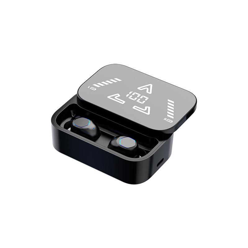 M48 True Wireless Bluetooth 5.3 In-Ear Headset with Noise Reduction, Smart Display, and Long Battery Life