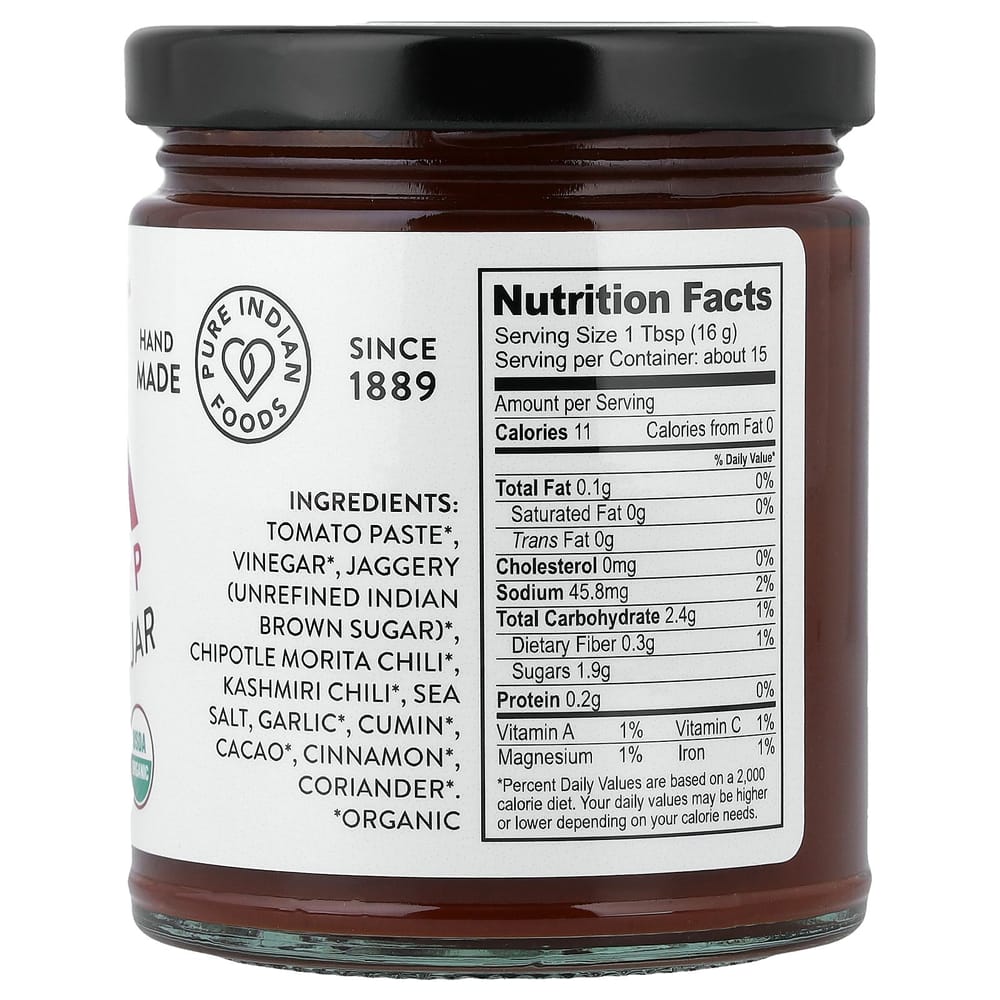 Pure Indian Foods Kick Ketchup 240g (8,5 once)