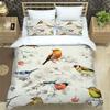 Cartoon animal quilt cover, home textile, sanded cloth three-piece set 3D printing