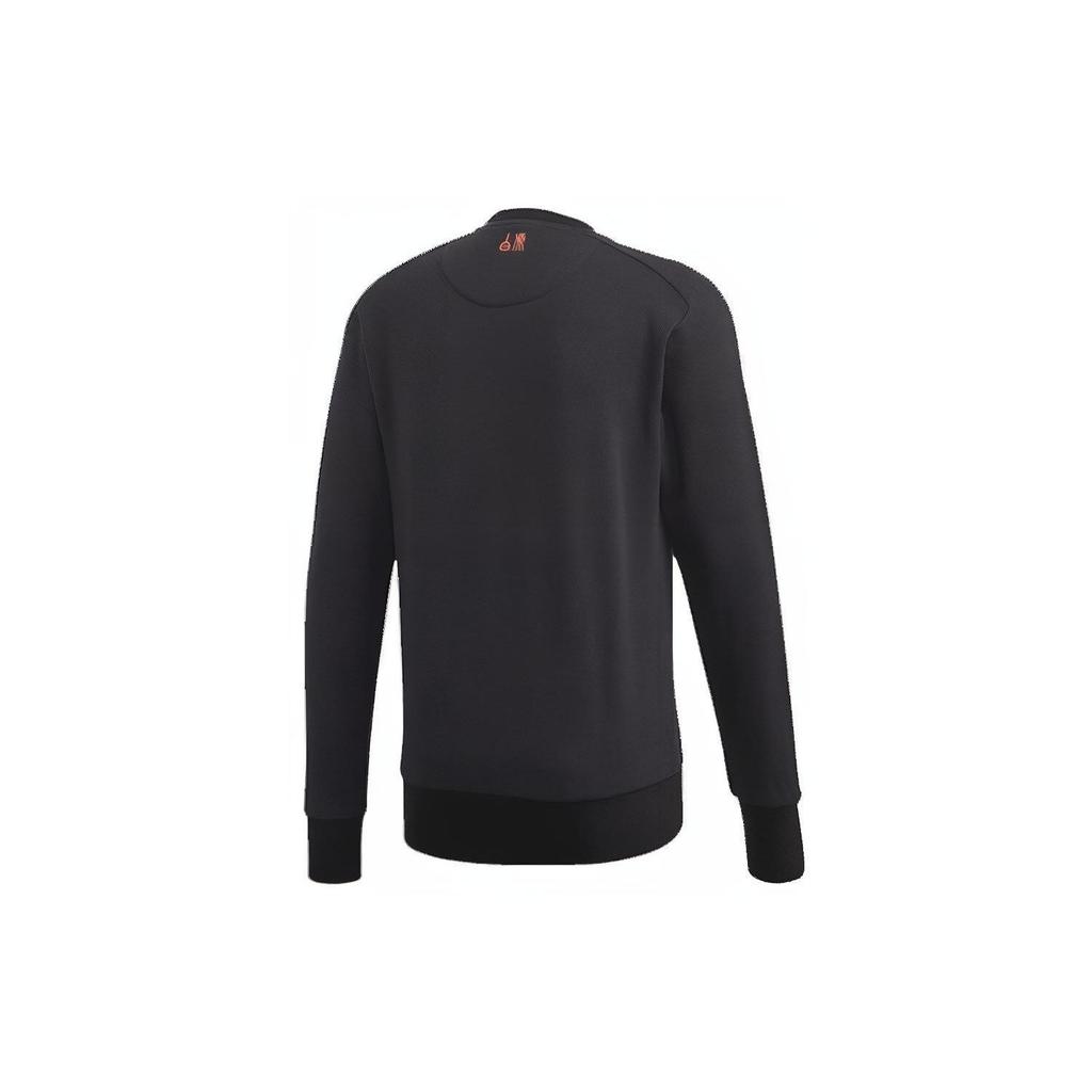 Adidas Juventus Football Sports Pullover Knit Sweatshirt Men Tops Black FI4887