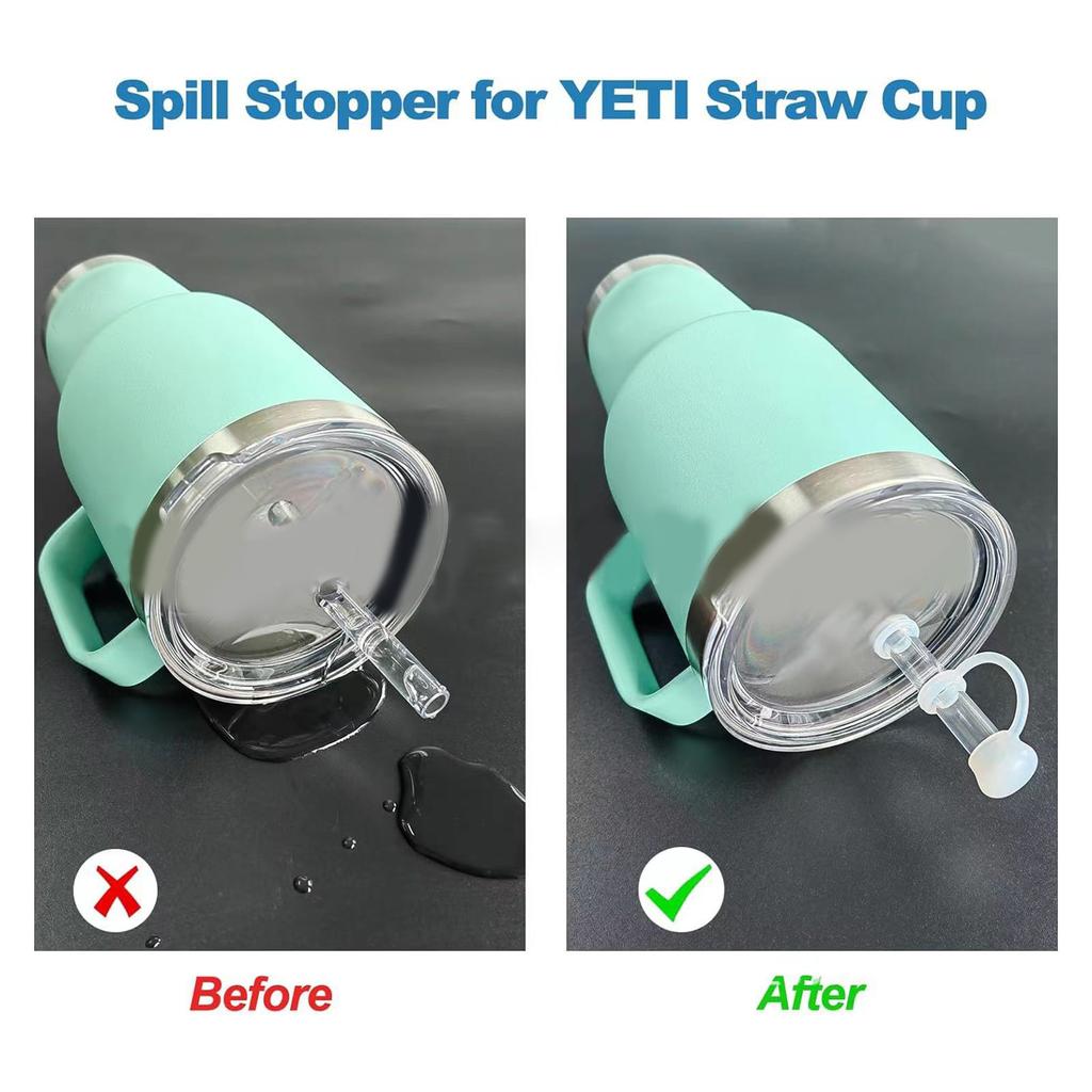 Versatile Straw Caps Silicone Straw Plugs Set Drinking Dust Caps Silicone Straw Cup Seals for Infants Kids and Adults