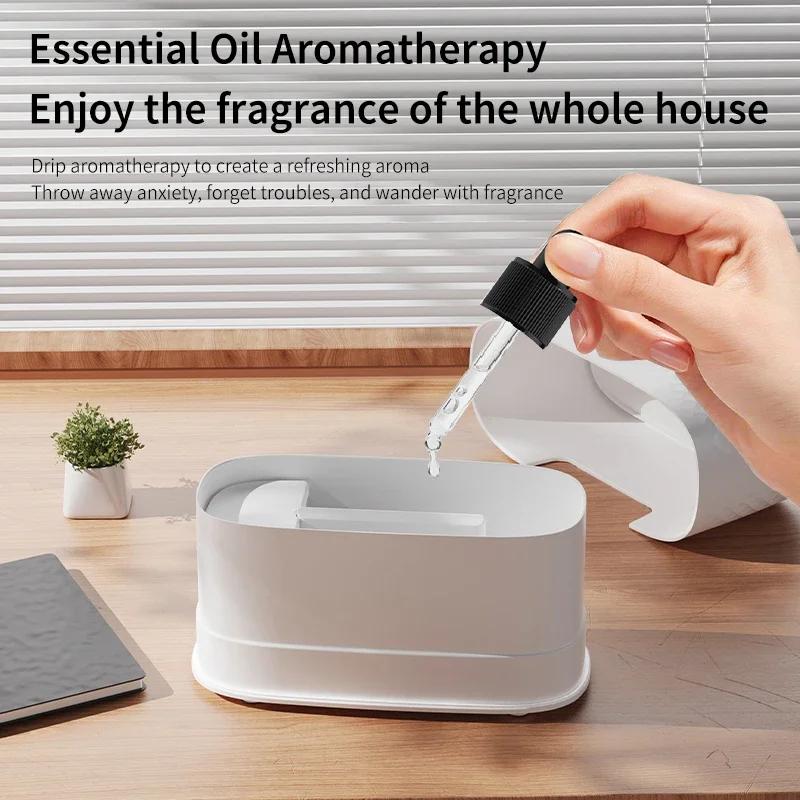 Aromatherapy Machine Automatic Spray Flame Humidifier Slient Ultrasonic Cool Mist Maker Fogger Aroma Diffuser For Car Home Smell
