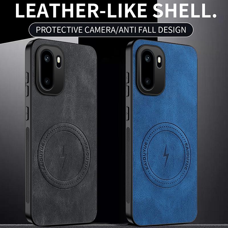 For OnePlus Ace 6/Ace 6t/Ace6 Case Simple Stylish Magnetic Suction Luxury Leather Skin-friendly Anti-drop Cover For OnePlus Ace6