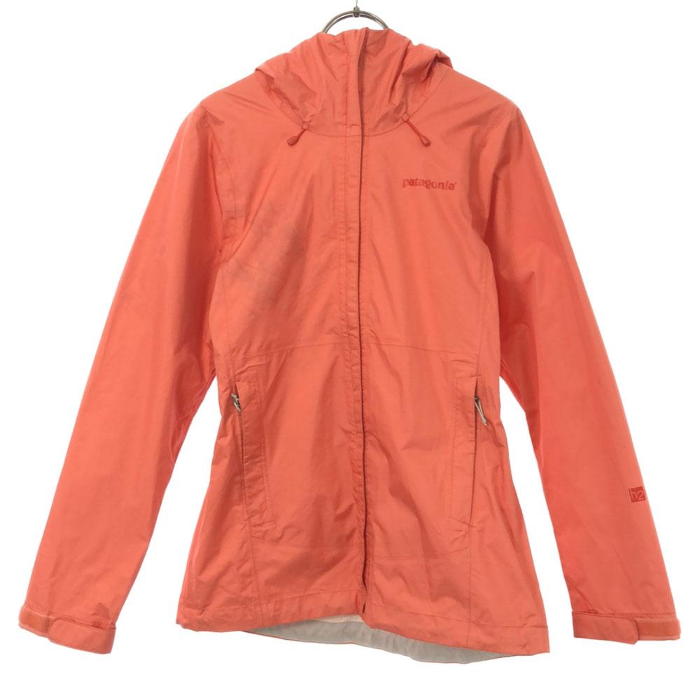 

patagonia Long sleeve Nylon Zip hoodie XS Orange series Outdoors Women Used