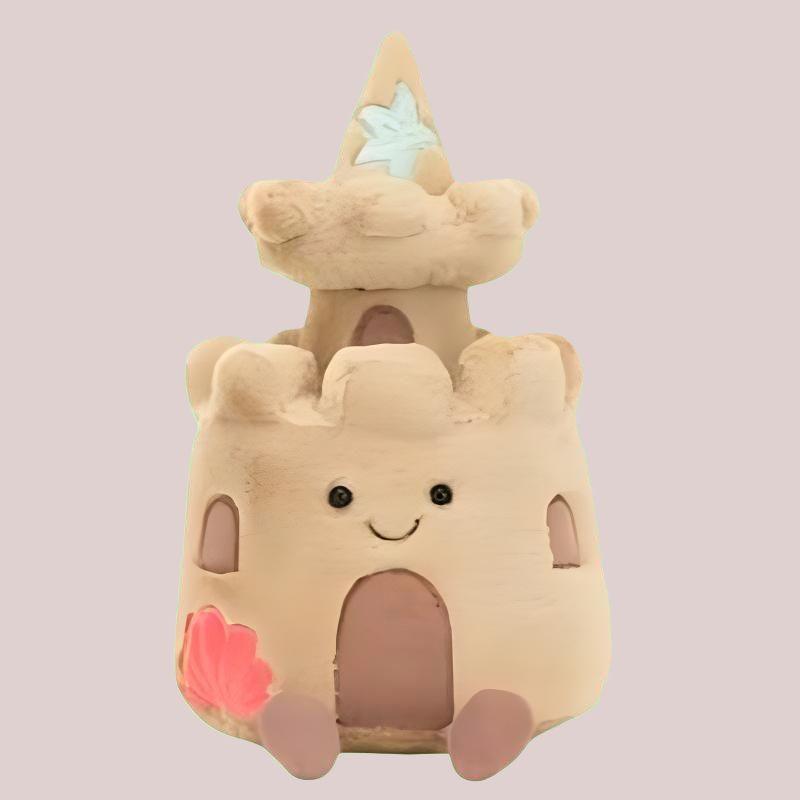 Jellycat Fun Items Series Beach Castle Cute Doll Plush Doll 29cm Height