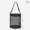 Large Capacity Mesh Makeup Bag Breathable Quick Dry Shower Toiletry Bag Portable Storage Bag Beach Travel Pouch Transparent