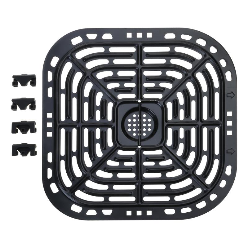

Square Tray 6QT Air Fryer Replacement Grill Plate Pans Nonstick Suitable For Healthier Cooking Pizza Vegetables 1