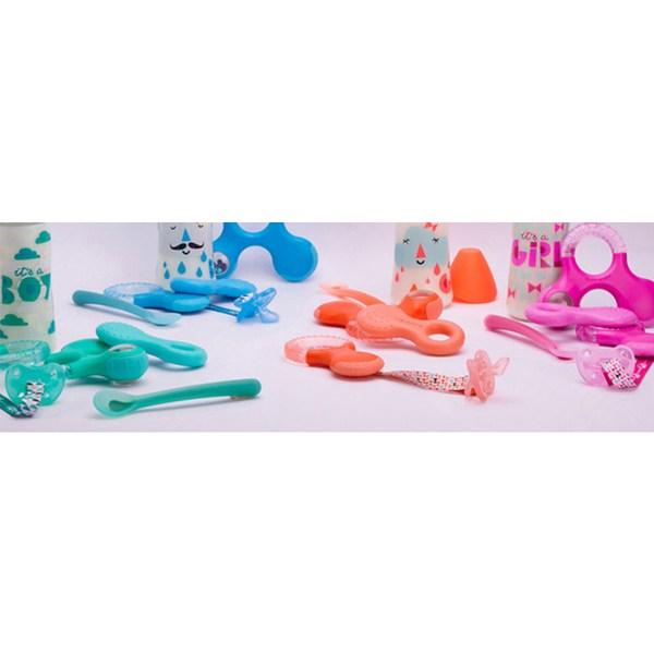 Swabinex Cloud Premium Teething Step 1, Pink, 1 Piece, Korean Baby Products