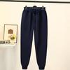 Heren Joggingbroek Elastische Taille Effen Kleur Zak Diep Kruis Sportkleding Hardlopen Slim Fit Anti-pilling Joggingbroek voor Werk
