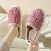 Winter Warm Cotton Slippers Thick Soft Sole Slippers Men Women Indoor Floor Flat Home Non-slip Shoes Flip Flops Couple Slippers