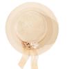 Summer Sun Hat For Women With Large Brim Foldable Breathable Cotton Floppy Hat For Outdoor Fashion