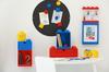 LEGO Desk Drawer, 8 Drawers, Large Size, 32 x 16 x 11.5mm, Available in 5 Colors (Red)