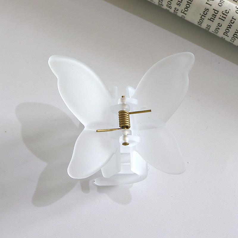 Bezaubernde Schmetterlings-Haarklammer - Mattiertes Design zieht Bienen und Schmetterlinge an