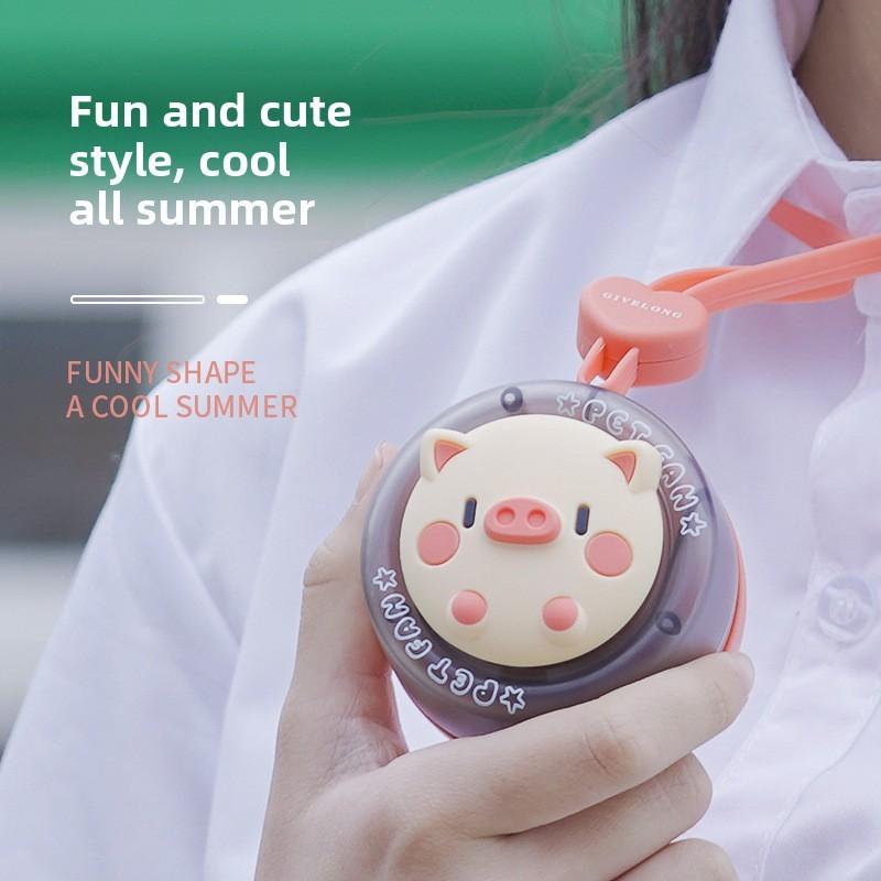 Pokmon Mini Handheld Fan With Usb Rechargeable Noleaf Design For Kids Outdoor Use