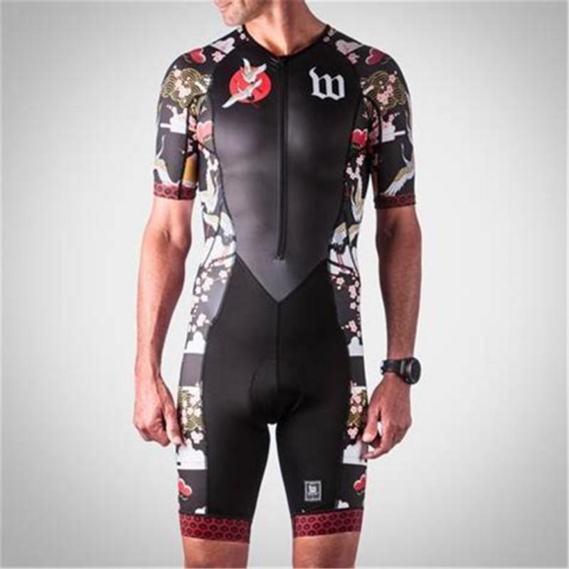 

Wattie Lnk Men s Triathlon One-piece Cycling Suit Running Swimming Company XXS