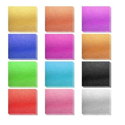 240 Sheets Gold Leaf Sheets 12 Colors Foil Leaf Paper for Art Decoration Nails Painting Resin Handicrafts Furniture