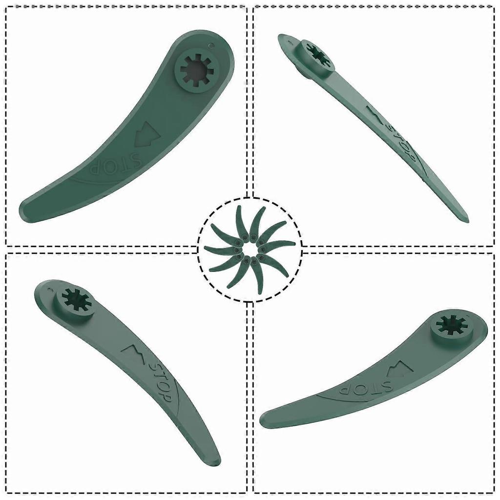 32Pcs F016800372 Lawn Mower Blades for Bosch ART 26-18 LI 083-B3-0009 ART 23-18 LI , ABS Grass Lawn 