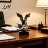 Strength Symbol for Reception Desk 250th Anniversary USA Eagle Statue Patriotic Resin Bald Figurine Independence Day Gift 1776–2026 250