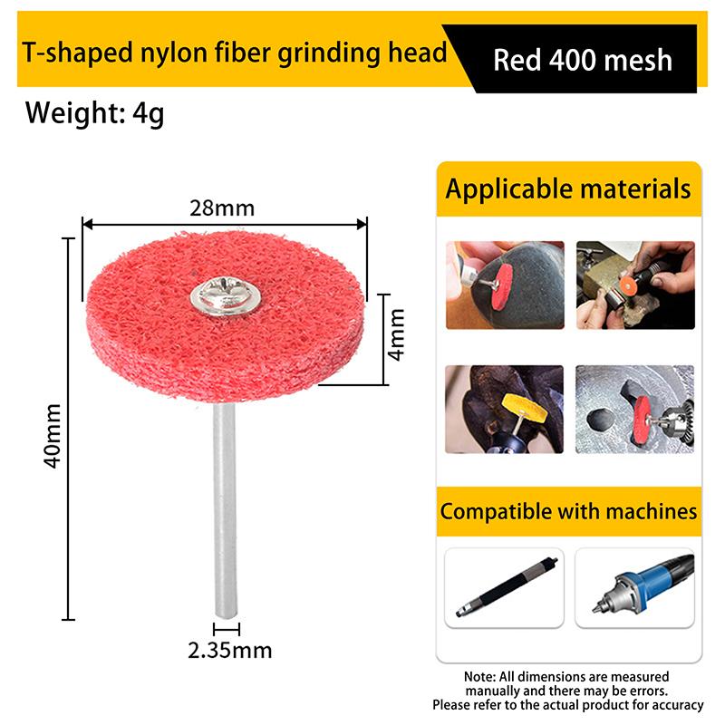 

2/11 шт. Набор абразивных полировальных дисков хвостовик 3/32 -2,35 мм для очистки, шлифовки, удаления ржавчины, зачистки кромок металла, дерева, камня