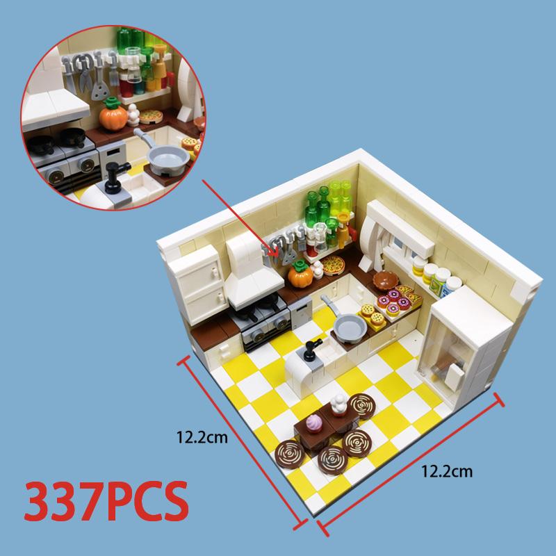 City-Area Furniture Construction High-Standard Construction-Blocks Play Sets High-Standard For High-Standard Children Premium-Quality Moc