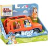 Voiture de bluey - bluey - véhicule familial avec figurine chilli et accessoires