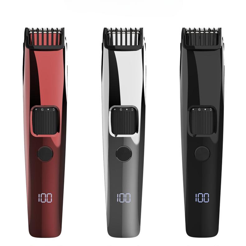 

Электрическая машинка для стрижки волос, мужской триммер для бороды, USB перезаряжаемая беспроводная машинка для стрижки волос, домашняя электрическая машинка для стрижки волос