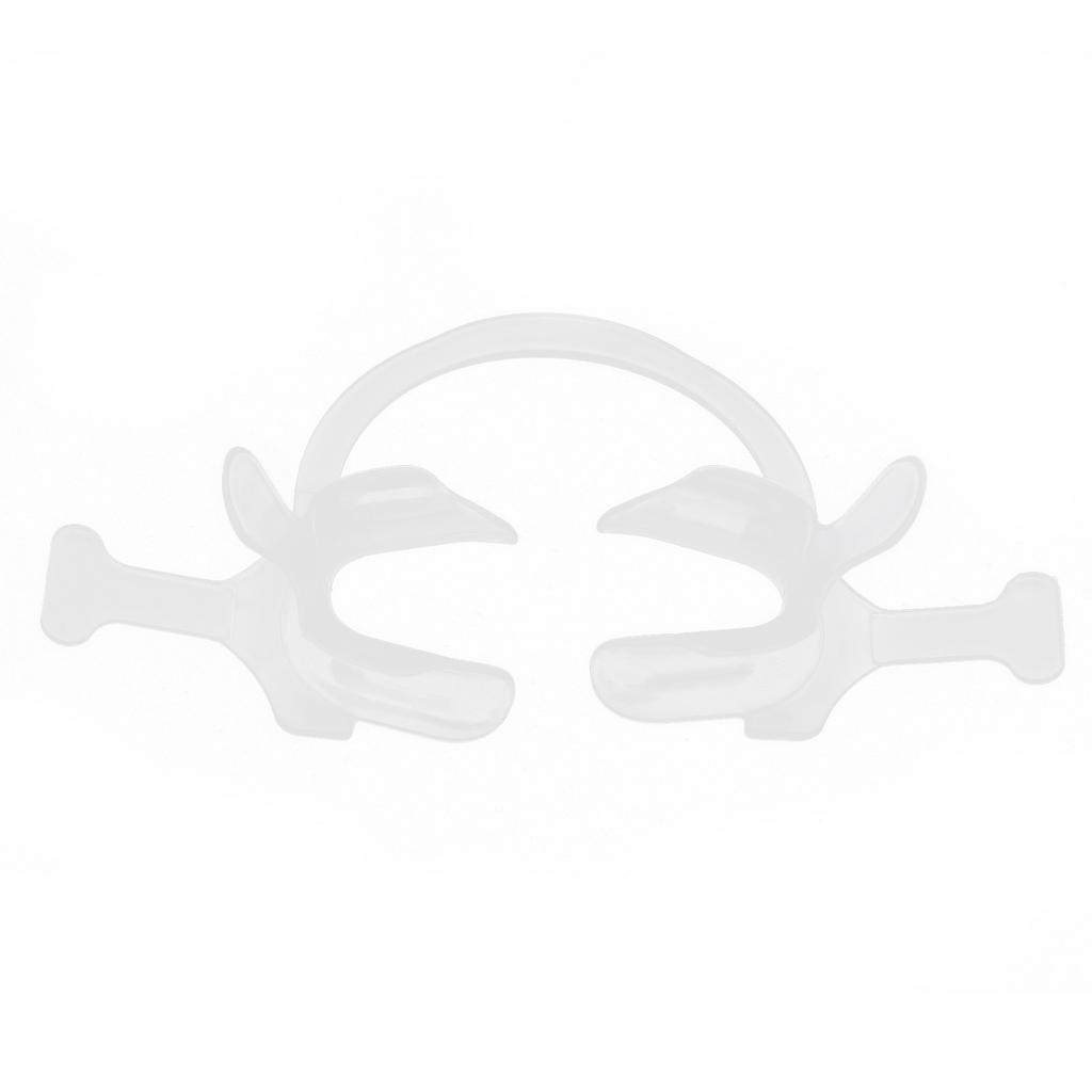 CShape Dental Cheek Lip Retractor Mouth Opener with Handle Dental Dentist Accessory(L )