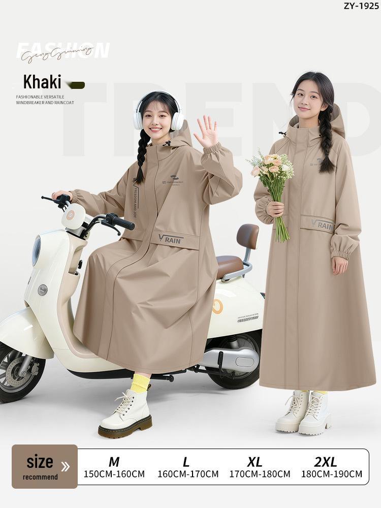 Unisex Full Body Anti-Rain Motorcycle Cape - Thick, Extended Raincoat for Adults
