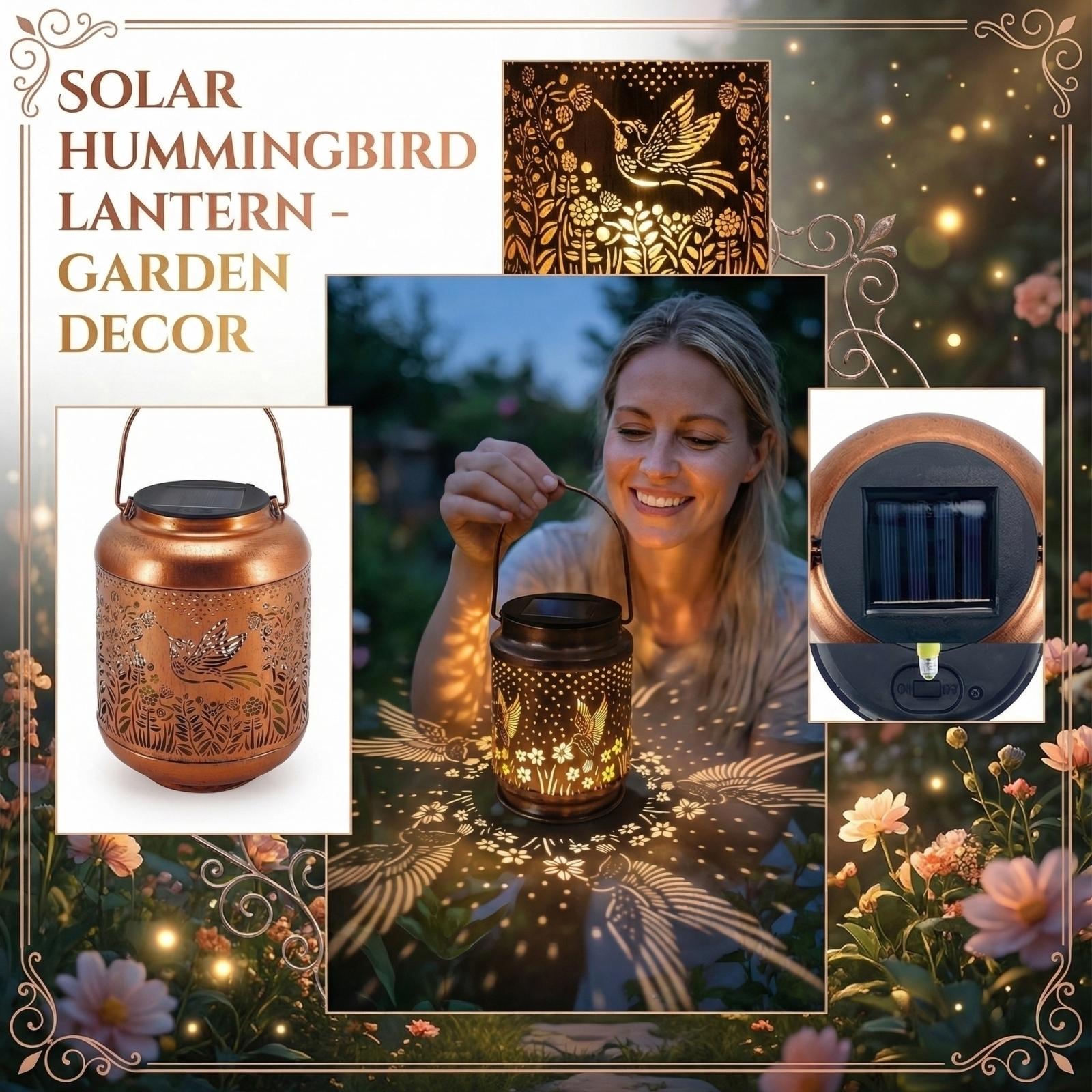 

Solar-powered Outdoor Wrought Iron Pattern Courtyard Decoration Gift Light, Metal LED One Size