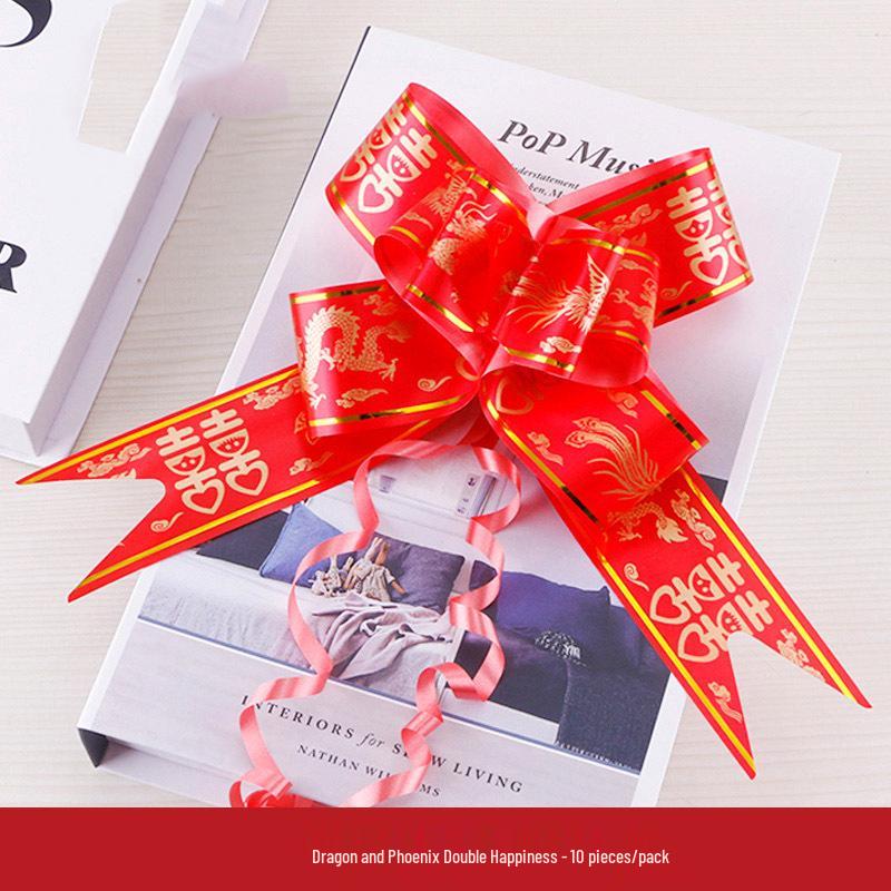 Романтический набор лент для свадебной машины: Полный набор декоративных принадлежностей для пикапа и приема