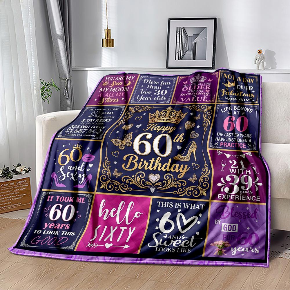 Süße Decken zum 18. Geburtstag eignen sich für Wohnzimmer und sind somit eine ideale Wahl für Reisen im Freien und als Geschenke.