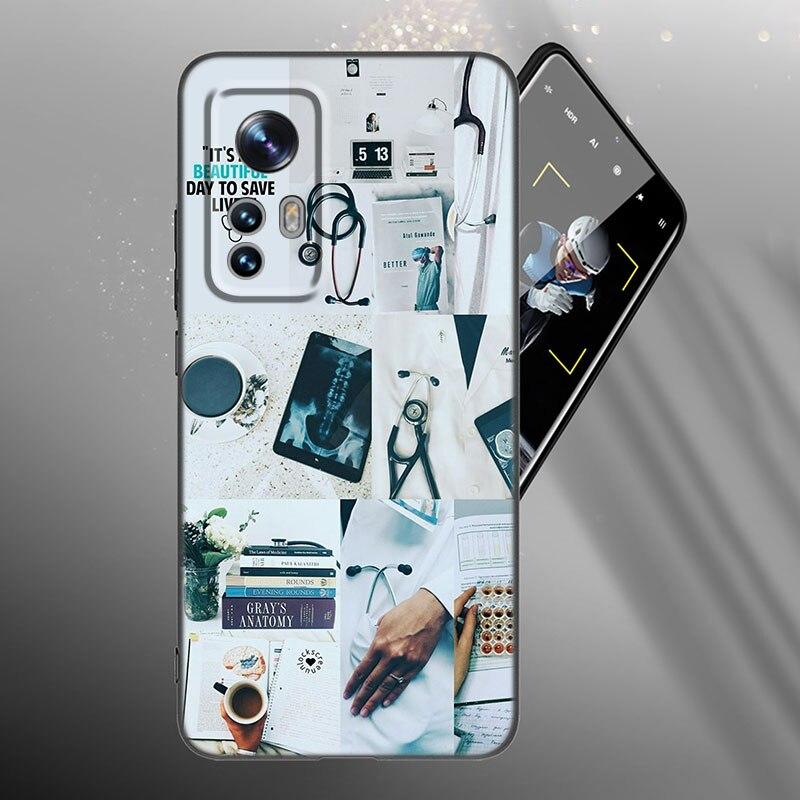 Krankenschwester Medizinisch Medizin Gesundheit Herz Handyhülle Für Xiaomi Mi 10T 11i 11T Note 10 11 Lite NE F1 POCO F3 M3 X3 GT NFC M4 X4 Pro 5G