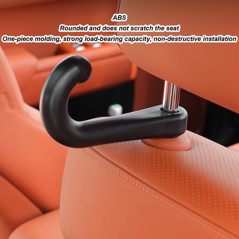 Car Purse Hook Backseat Storage Hanger Headrest Hooks Backseat Holder Seat Back Rack Vehicle Storage Clothes Coat Backpack