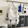 Schoolbag new backpack female middle school students college students retro simple backpack niche design high value schoolbag large capacity