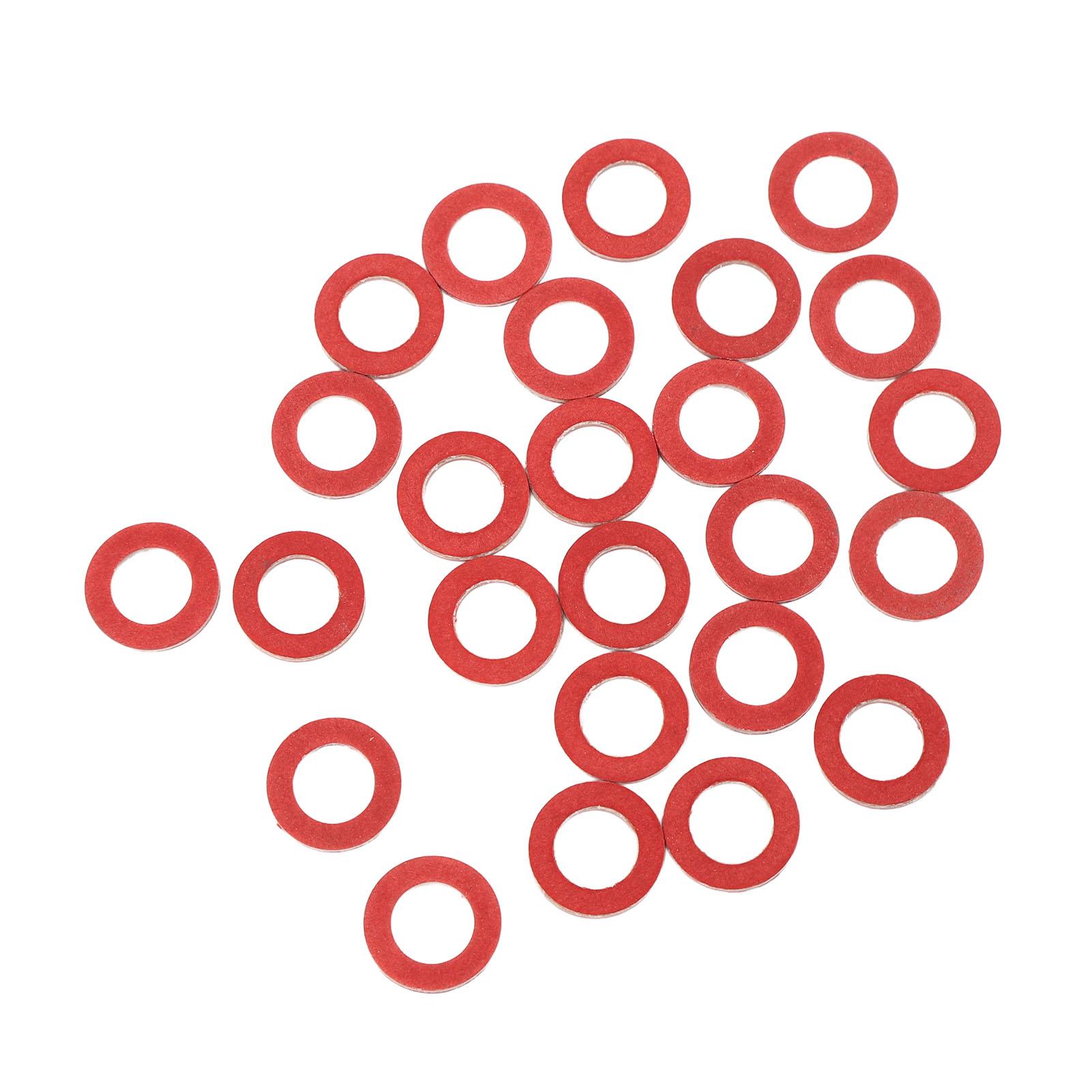 

100 шт. Прокладка сливного отверстия моторного масла 90430 08020 90430 08021 00 Красный пластик Уплотнительные кольца сливного отверстия моторного масла