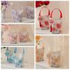 Temperament Chinese Style Handbag Printing Wedding Candy Bag Flower Tassel Wrist Bag  Festival