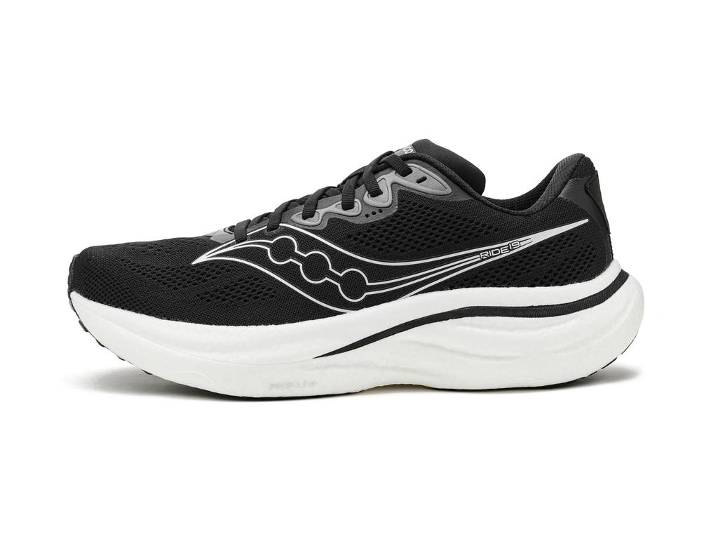 [saucony] Ride 19 BLACK/SILVER 22.5cm Women's