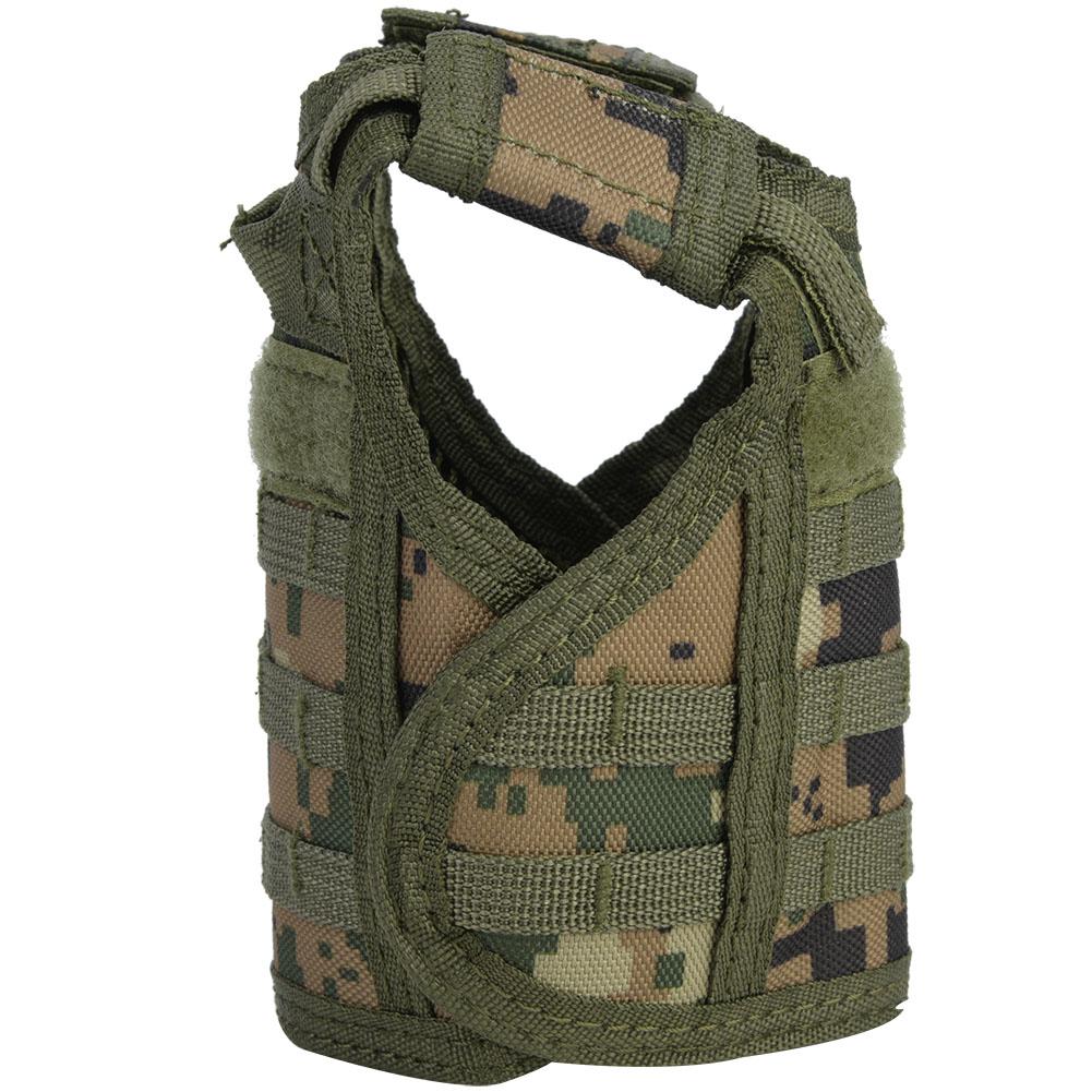 Bierweste Mini Miniatur Getränkeflasche Dosenhalter mit Verstellbaren Trägern(Jungle Digital)